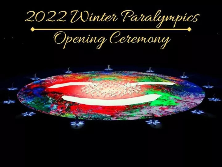 beijing paralympics opening ceremony n.