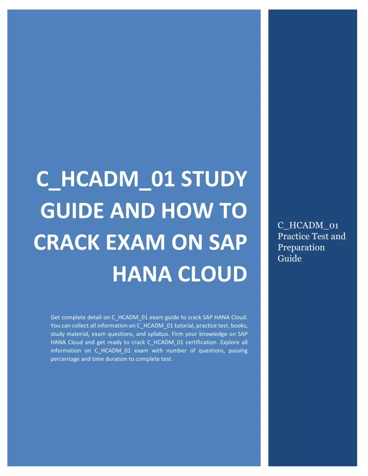 C-HCADM-01 Exam