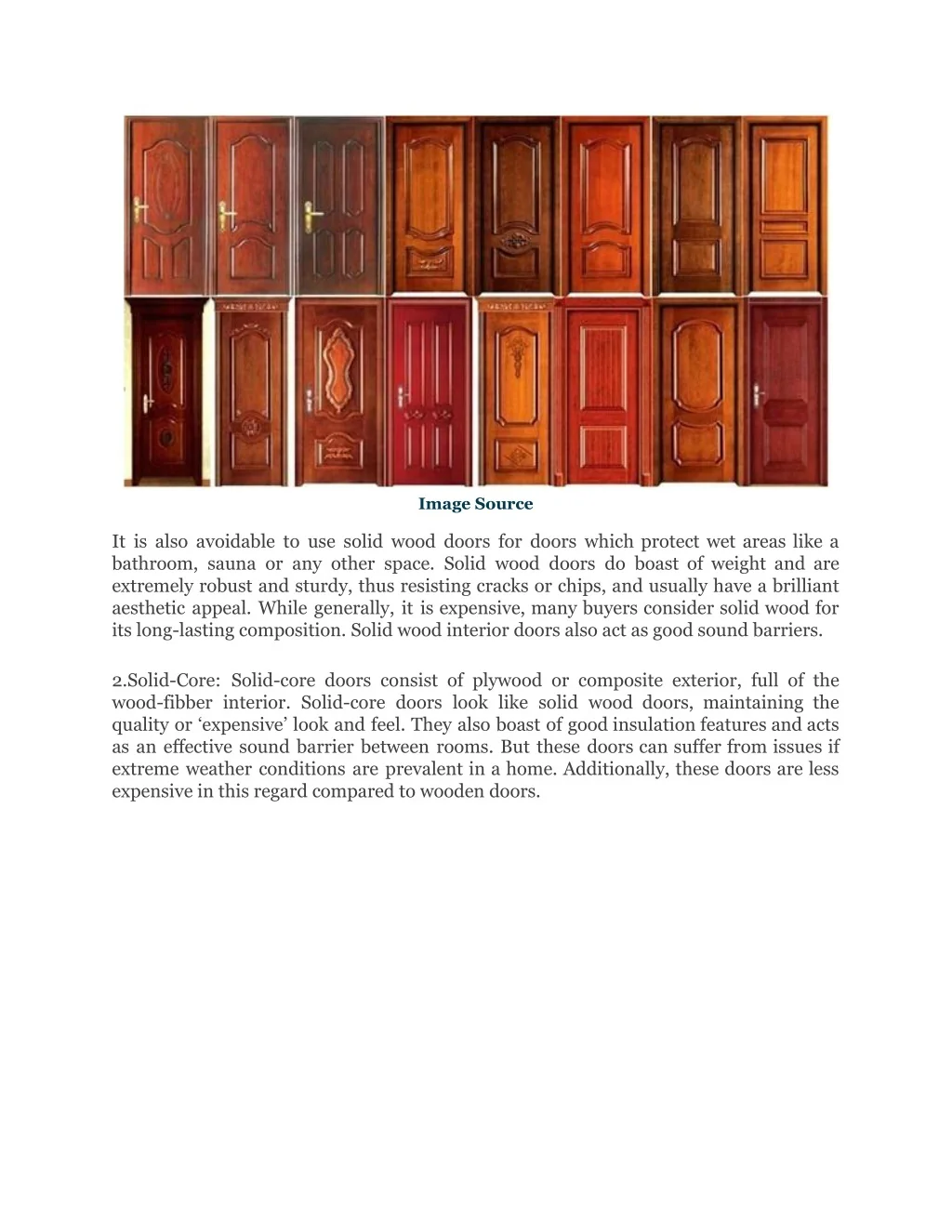 PPT BEST INTERIOR DOOR OPTIONS FOR YOUR HOME PowerPoint Presentation