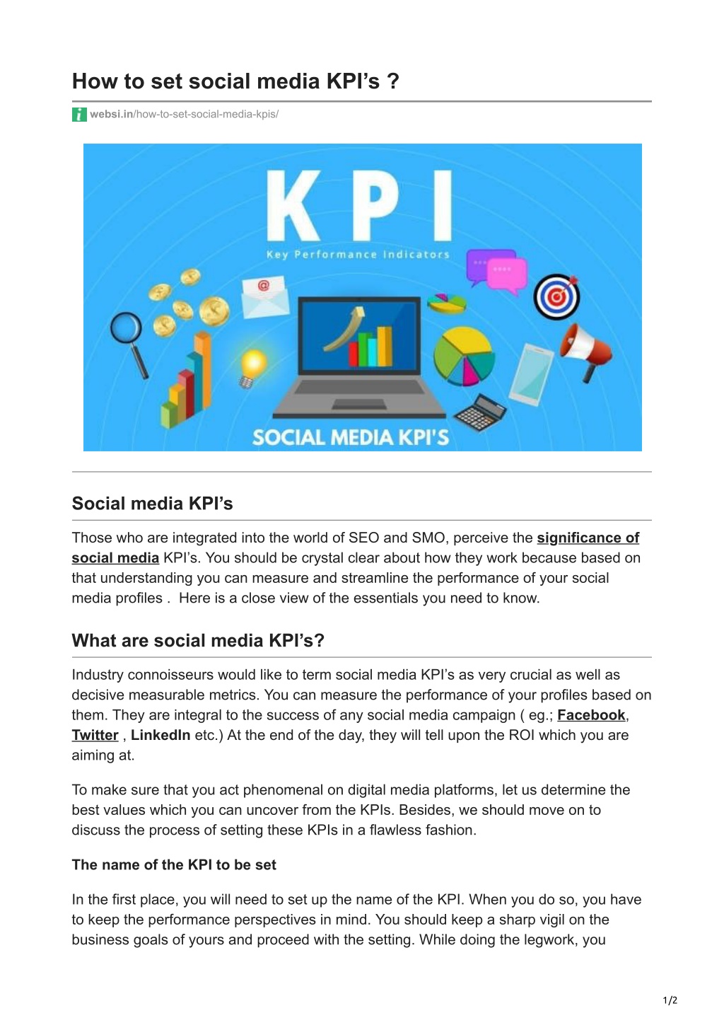 PPT - How To Set Social Media KPIs PowerPoint Presentation, Free ...