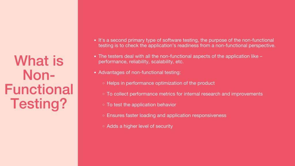 PPT - Types Of Software Testing Definition, Objectives And Advantages ...