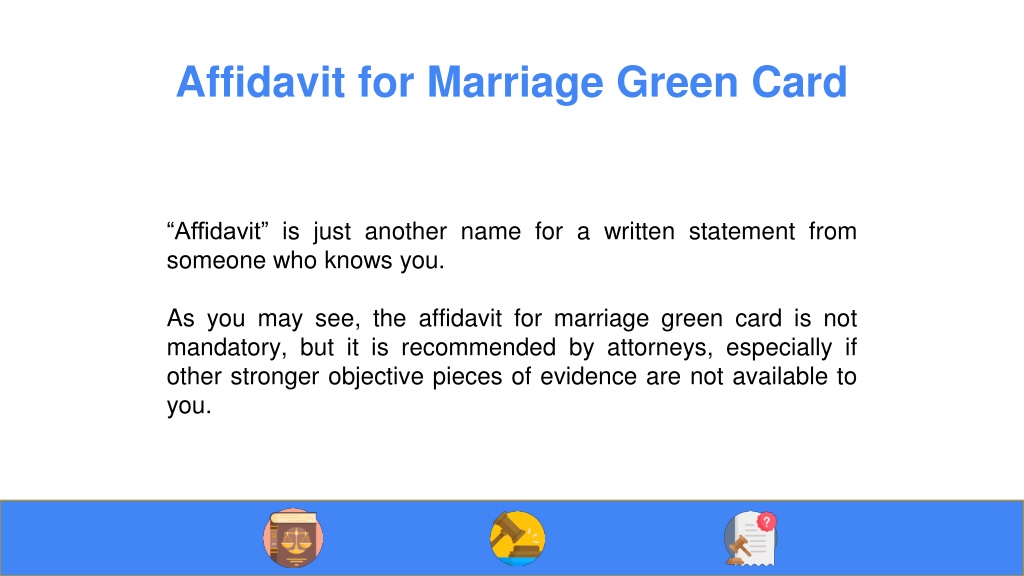 Ppt Affidavit For Marriage Green Card Dygreencard Inc Powerpoint Presentation Id11199321 3190
