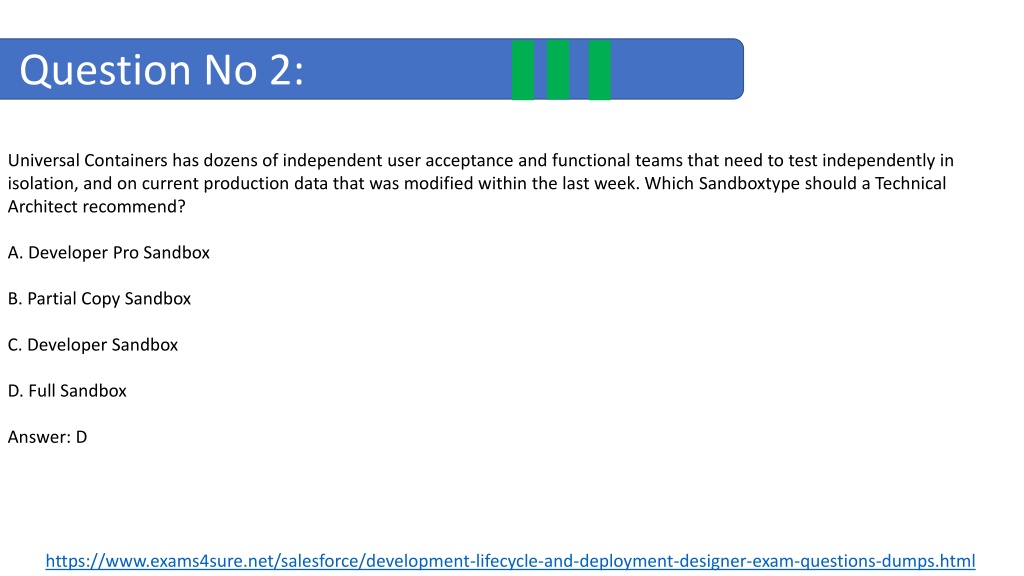 Detailed Development-Lifecycle-and-Deployment-Architect Answers