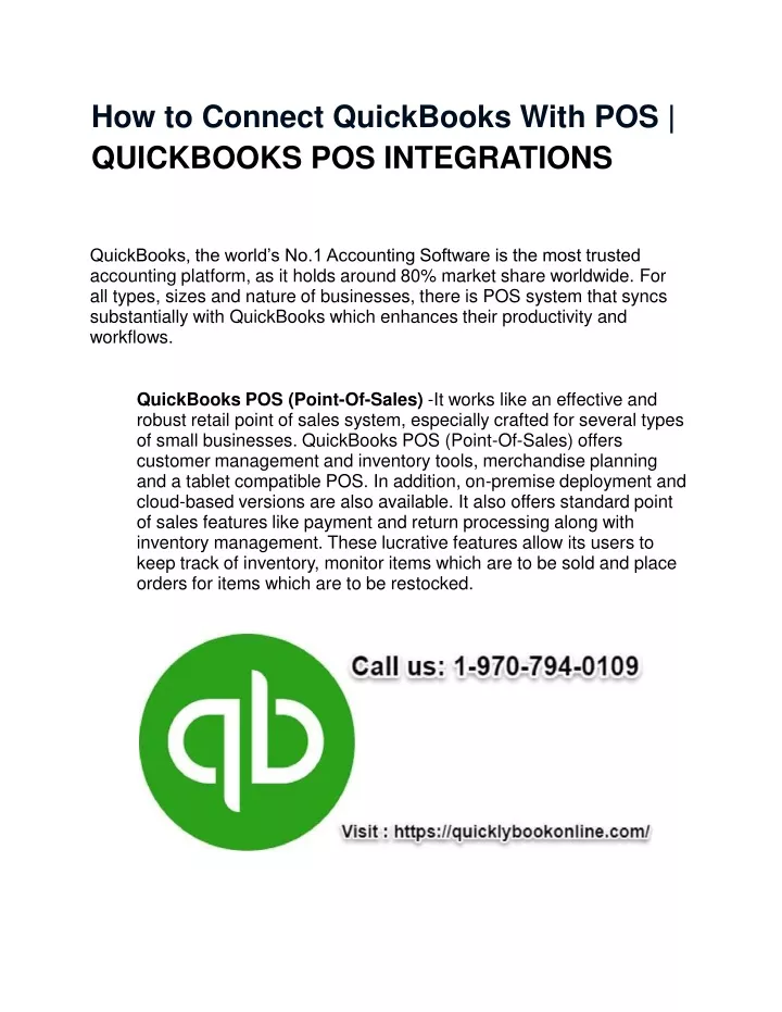 PPT - How-to-Connect-Quickbooks-With-POS PowerPoint Presentation, free ...