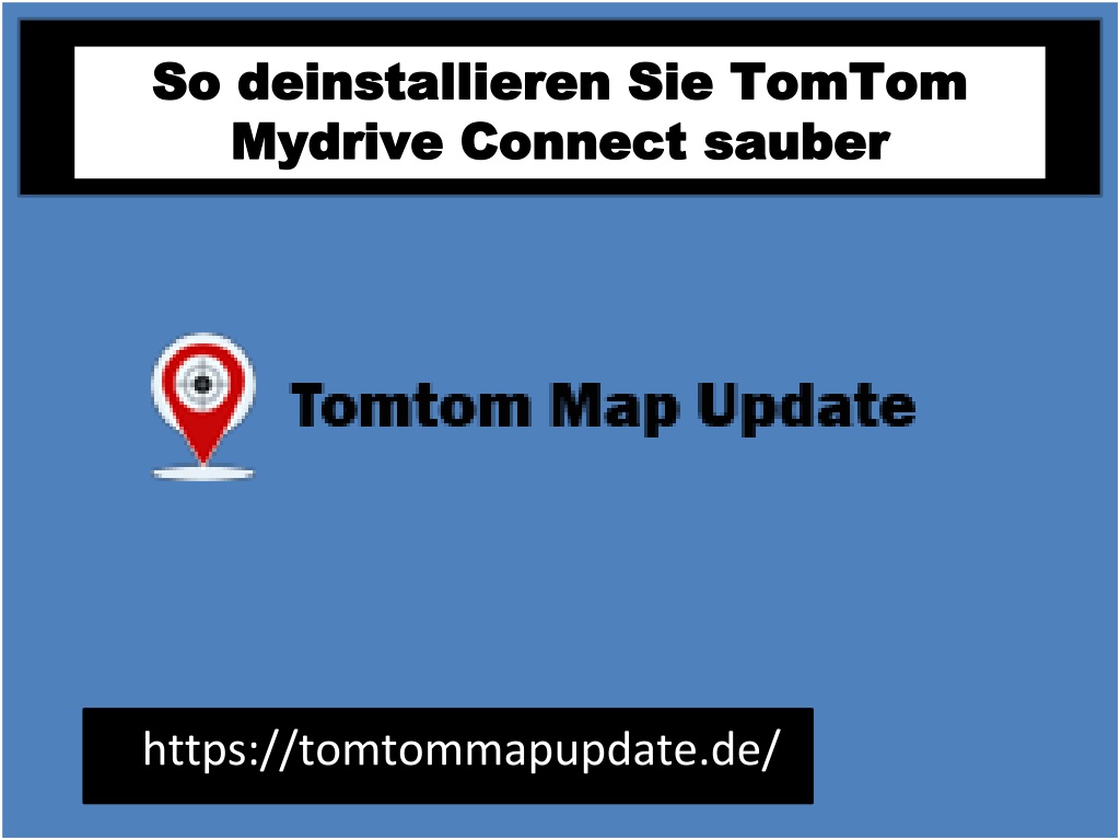 PPT tomtom mydrive Connect PowerPoint Presentation, free download