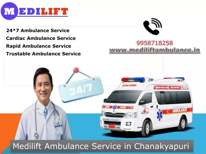 PPT - Great Ambulance Service in Chanakyapuri by Medilift Ambulance ...