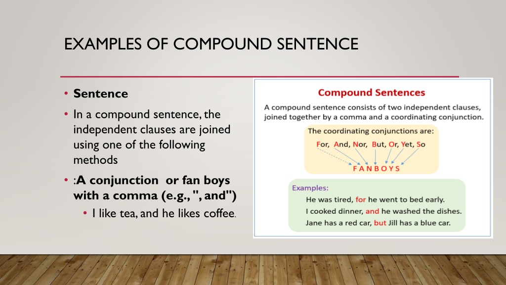 PPT - Grammar Simple Sentence & compound sentence PowerPoint ...