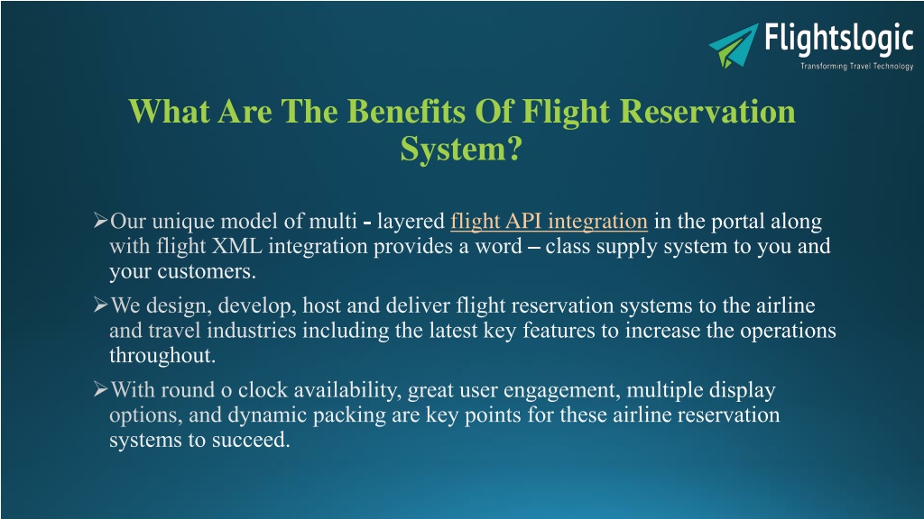 PPT - Flight Reservation System PowerPoint Presentation, free download ...