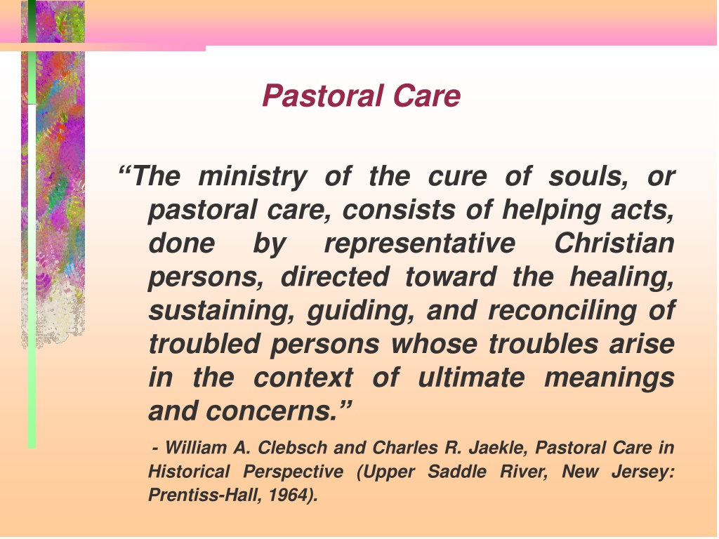 PPT - Pastoral Theology PowerPoint Presentation, Free Download - ID ...