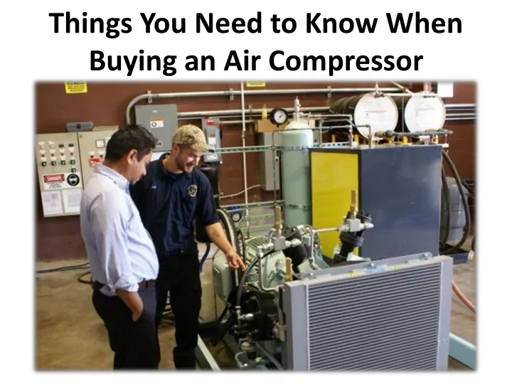 PPT - Some 6 Many Different Types Of Air Compressors PowerPoint ...