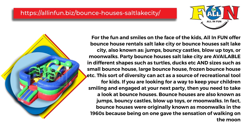 PPT bounce houses Salt Lake City. PowerPoint Presentation, free download ID11204585