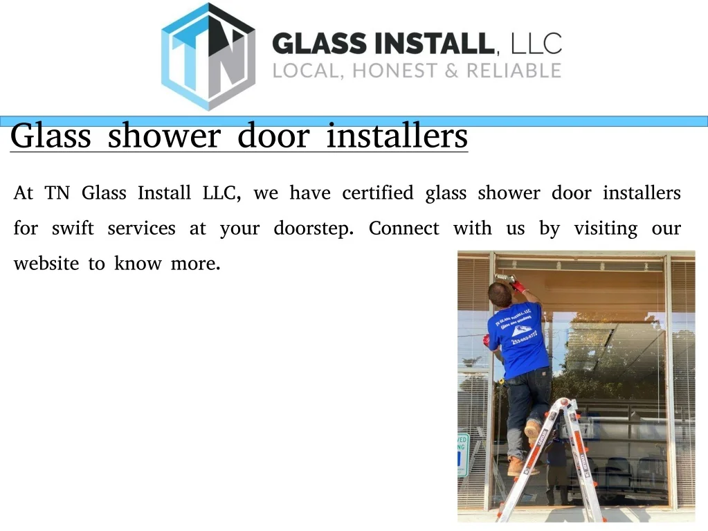PPT glass shower door installers PowerPoint Presentation, free download ID11204632