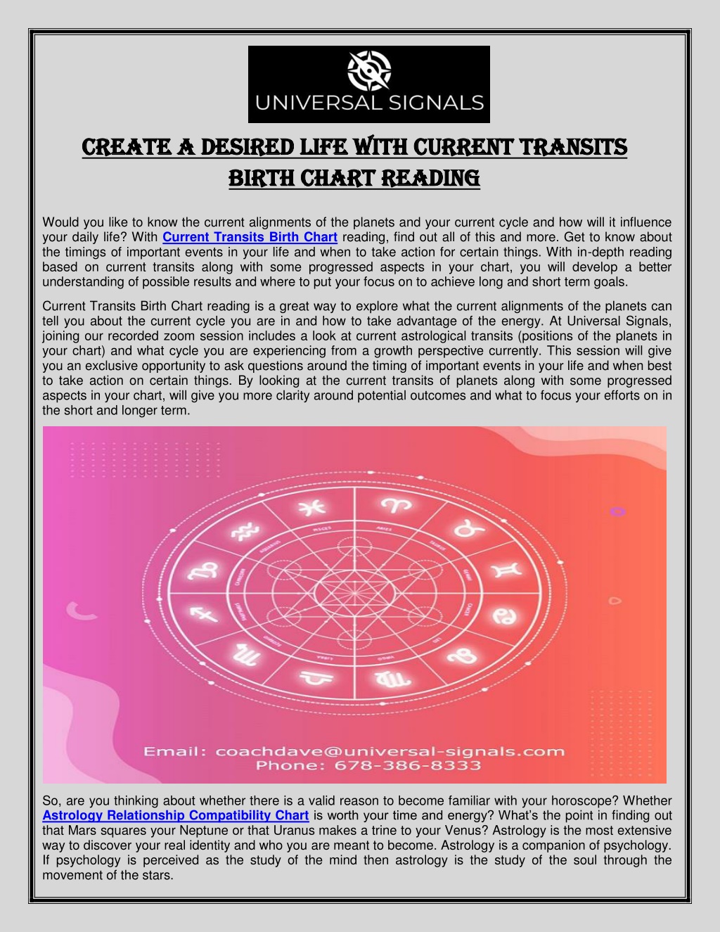 PPT - Current Transits Birth Chart PowerPoint Presentation, free