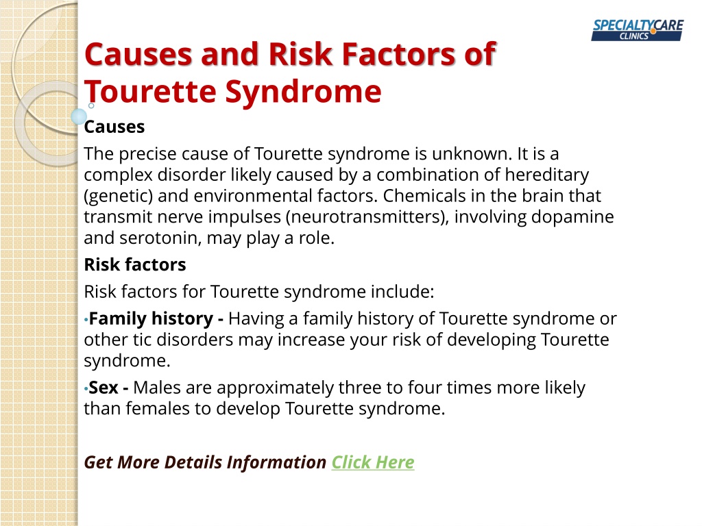 Ppt Tourette Syndrome Symptoms Causes And Treatment Powerpoint Presentation Id 11205719