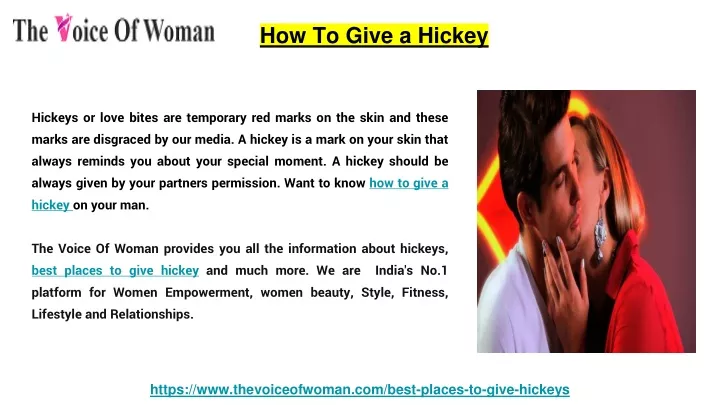 PPT - How To Give a Hickey PowerPoint Presentation, free download - ID