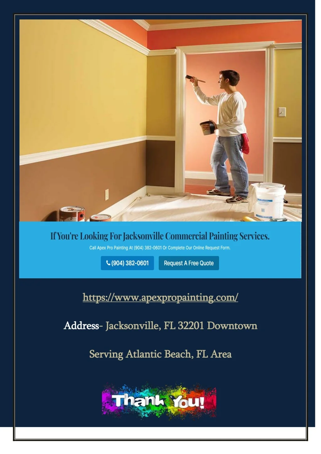 PPT Commercial Painting Contractors Jacksonville Fl Apex Pro