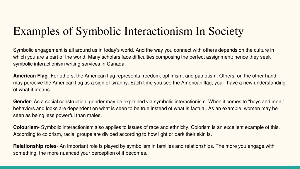 Ppt Powerpoint Presentation On Symbolic Interactionism Writing Powerpoint Presentation Id 