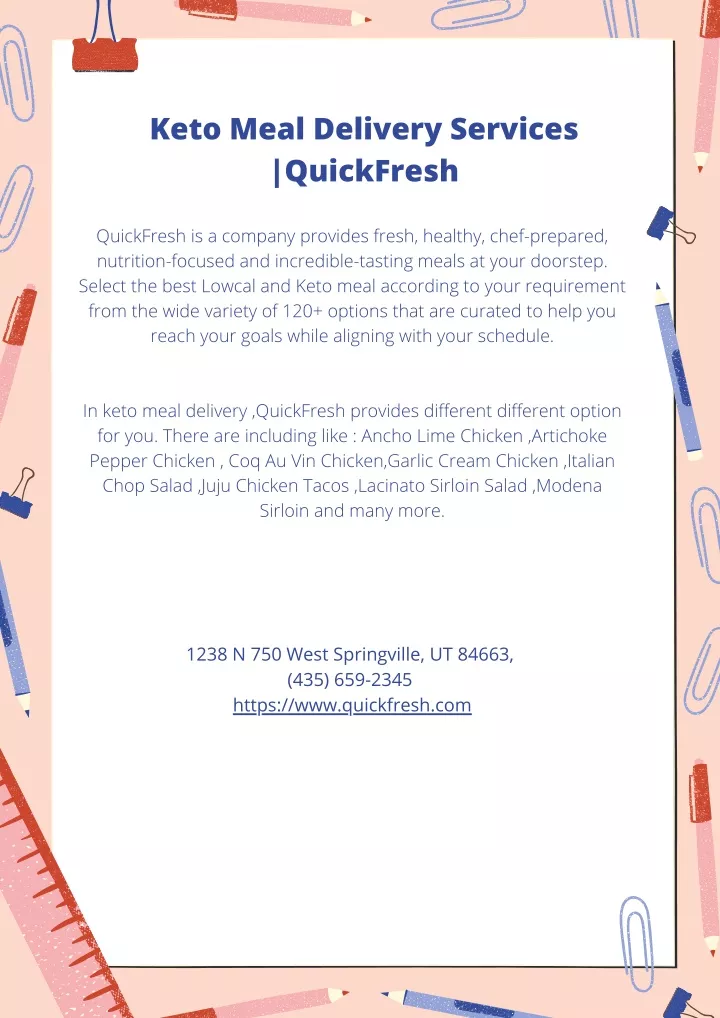 PPT - Keto Meal Delivery Services PowerPoint Presentation, free