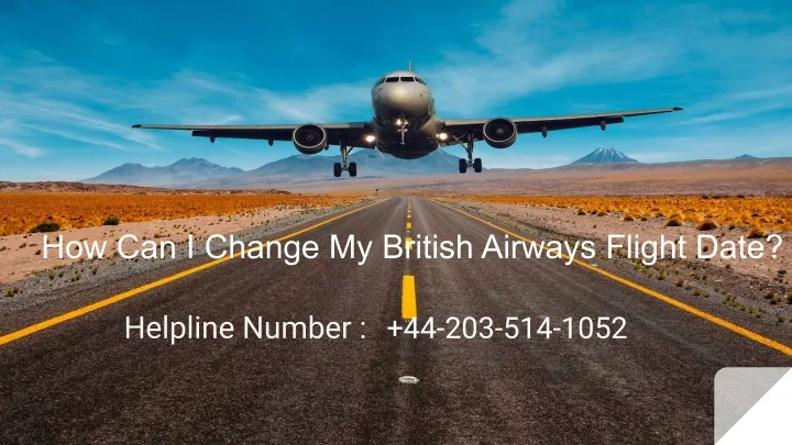 change travel date british airways