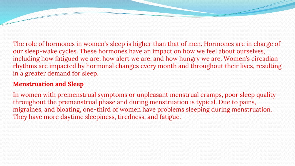 Ppt Why Do Women Need More Sleep Than Men Powerpoint Presentation Free Download Id11212157 2511