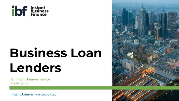 PPT - Business Loan Lenders PowerPoint Presentation, Free Download - ID ...