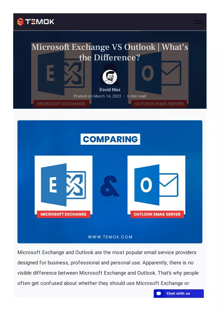 ppt-microsoft-exchange-vs-outlook-what-s-the-difference-powerpoint