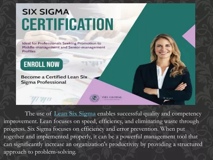 PPT - Best Six Sigma Green Belt Certification | ISEL Global PowerPoint ...