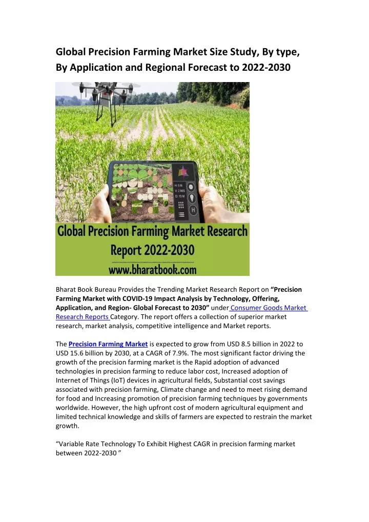 PPT - Global Precision Farming Market Research Report 2022-2030 ...