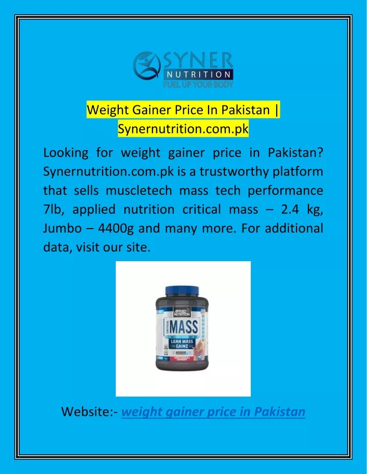 ppt-weight-gainer-price-in-pakistan-synernutrition-pk-powerpoint