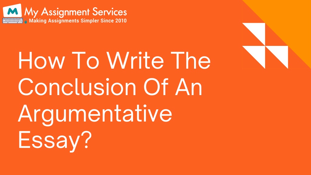 what should be included in the conclusion of an argumentative essay