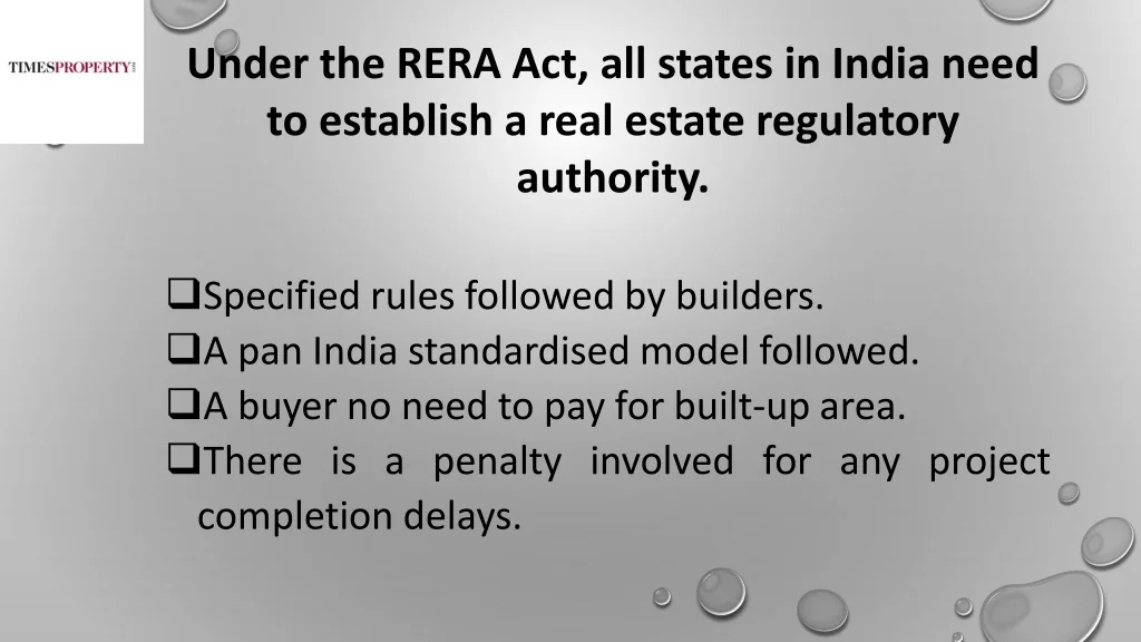 PPT - RERA Impact on the Real Estate Sector in India PowerPoint ...
