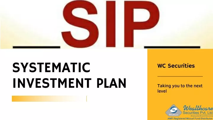 PPT - SYSTEMATIC INVESTMENT PLAN PowerPoint Presentation, Free Download ...