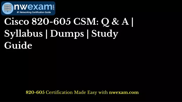 820-605 Valid Test Dumps