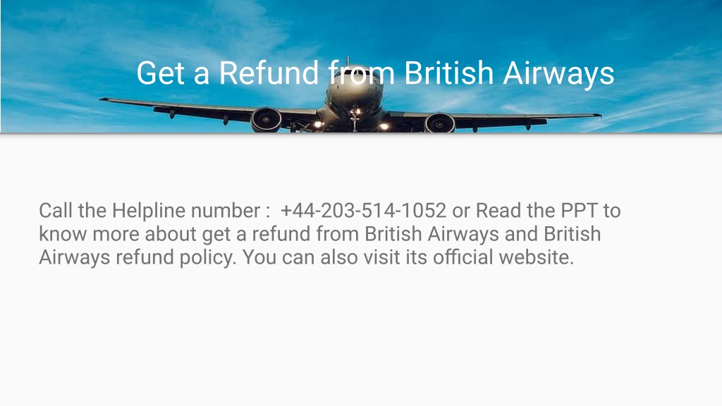 ppt-how-do-i-get-a-refund-from-british-airways-powerpoint