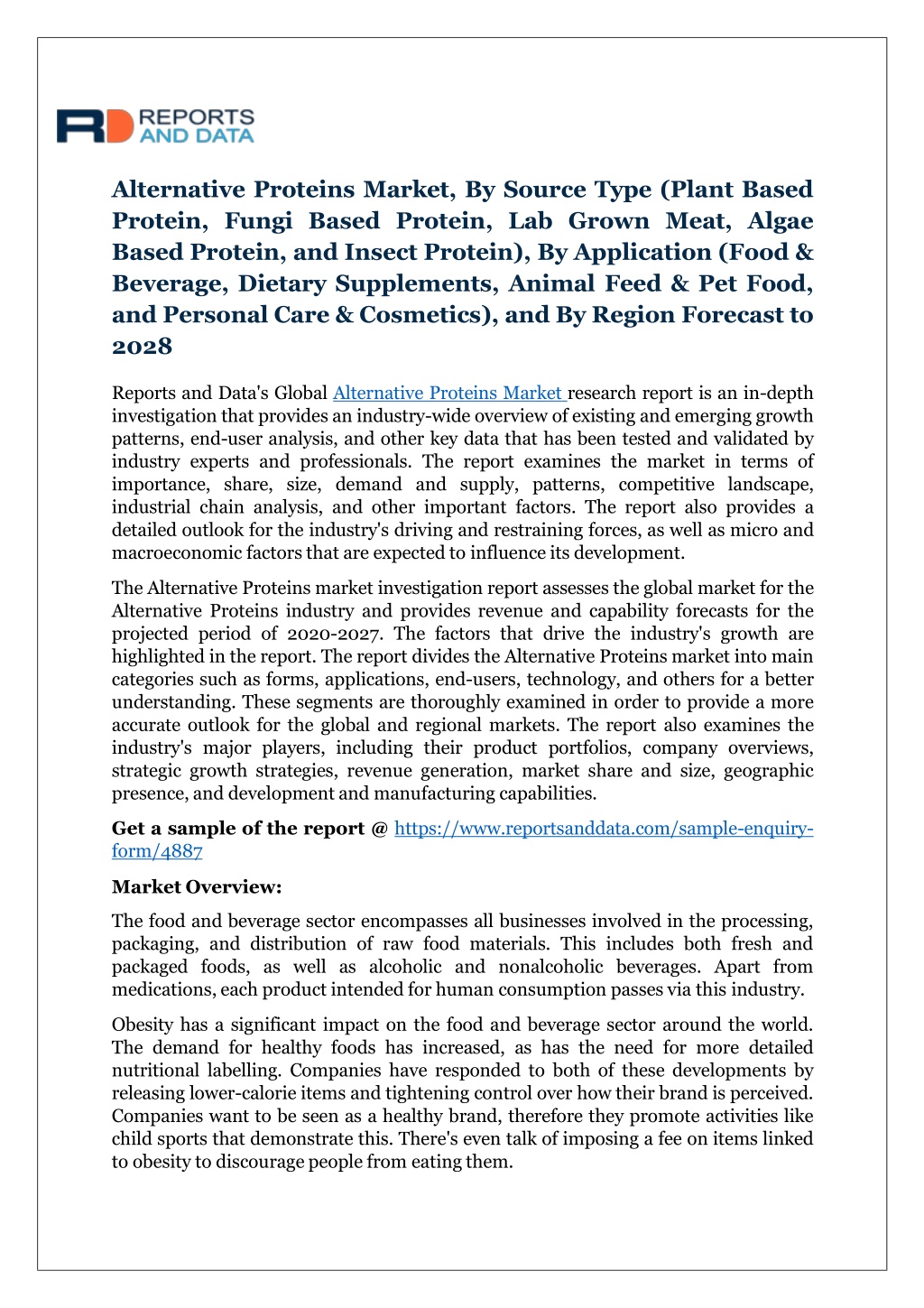 Ppt Alternative Proteins Market Analysis Size Share Industry Growth 2028 Powerpoint 4395