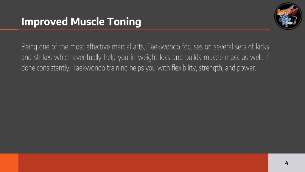 PPT - Physical And Mental Benefits Of Taekwondo Training PowerPoint ...