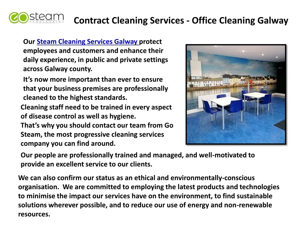 PPT Regular Domestic Eco Cleaning Go Steam Ireland PowerPoint