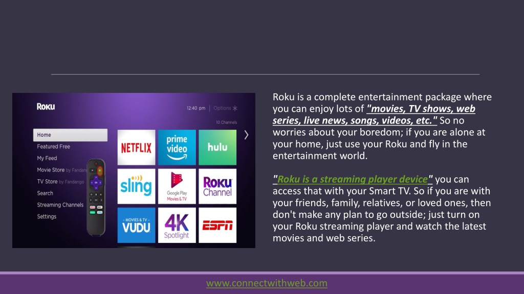 PPT - What is Roku | How Does Roku Work | What is Roku Tv PowerPoint ...