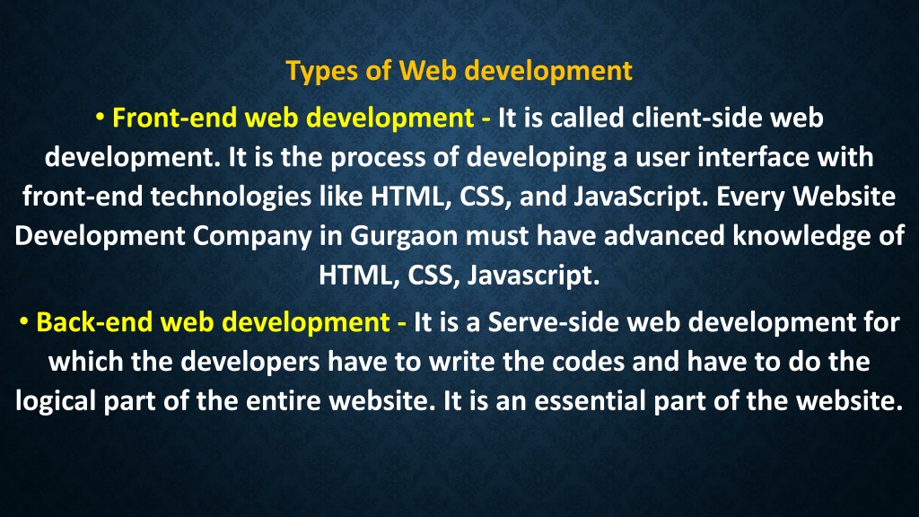 Ppt - All-you-need-to-know-about-website-development-and-its-types 