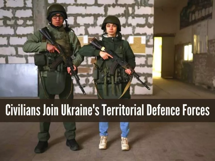 civilians join ukraine s territorial defence forces n.