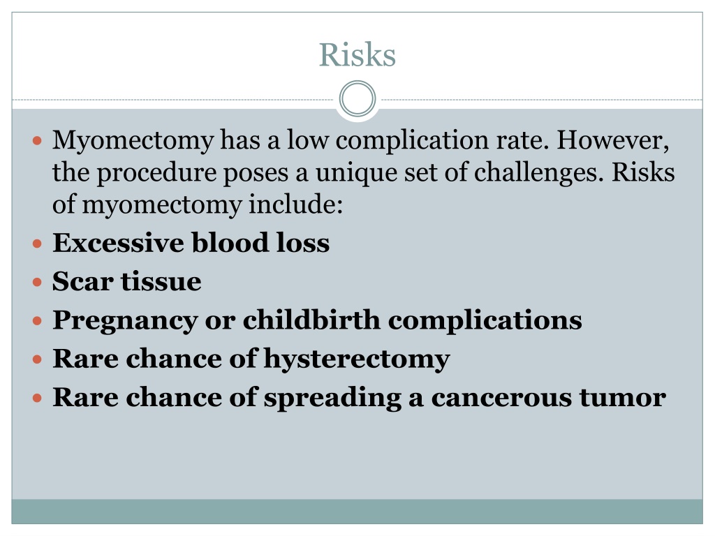 PPT - Myomectomy Procedure PowerPoint Presentation, Free Download - ID ...