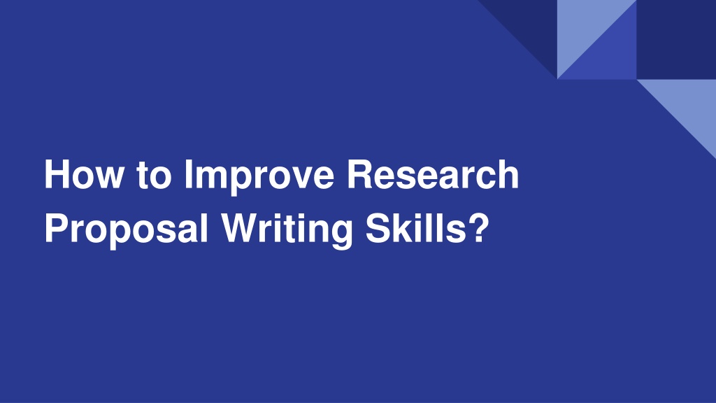 importance of research proposal writing skills to a teacher