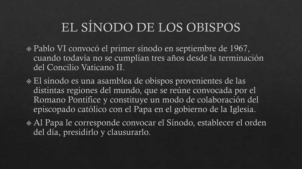 PPT - SINODO SOBRE LA SINODALIDAD PowerPoint Presentation, Free ...