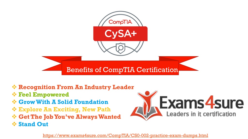 PPT - CompTIA CySA CS0-002 Guidebook PowerPoint Presentation, free Sns-Brigh10