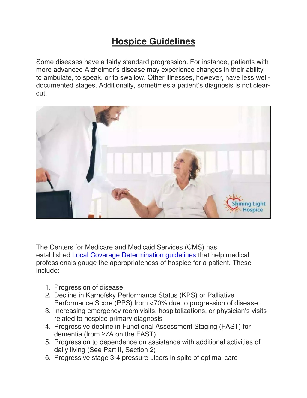 PPT Hospice Guidelines PowerPoint Presentation, free download ID