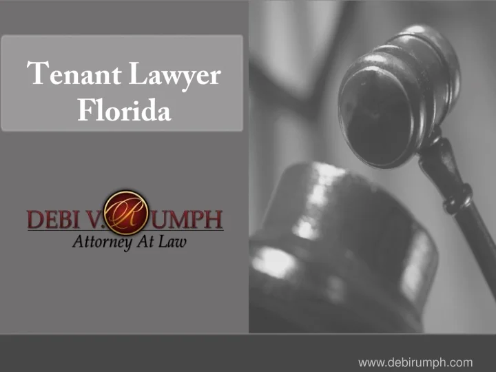 PPT Tenant Lawyer Florida PowerPoint Presentation, free download ID