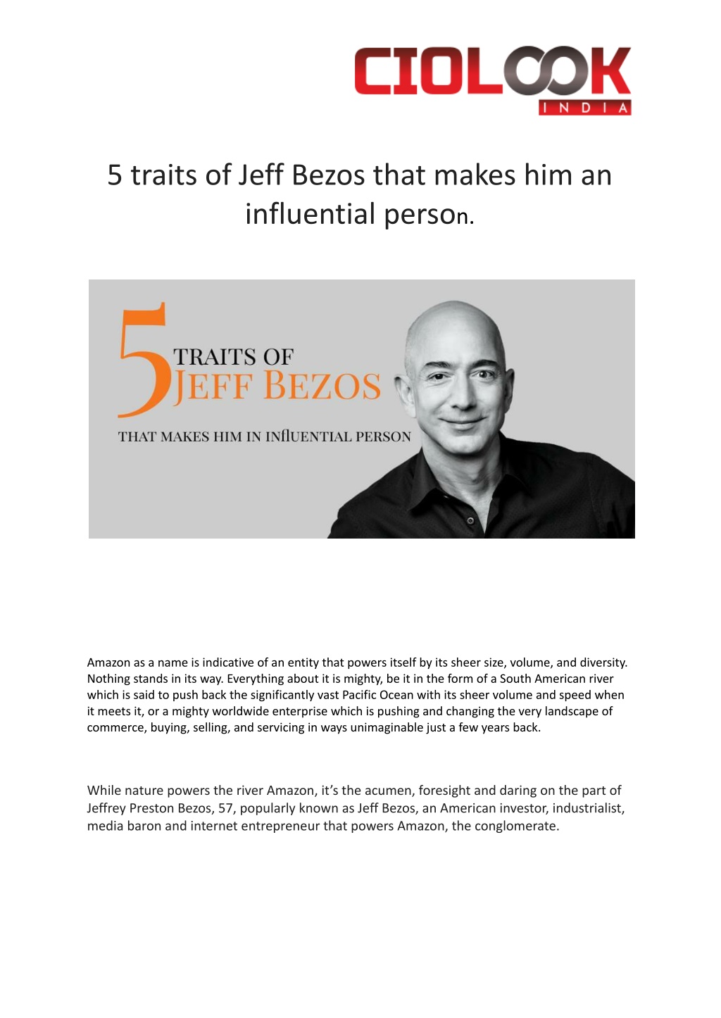 jeff bezos ppt presentation download