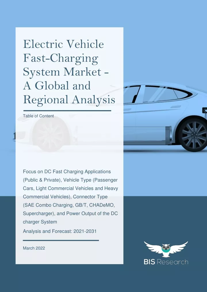 PPT Electric Vehicle FastCharging System Market PowerPoint