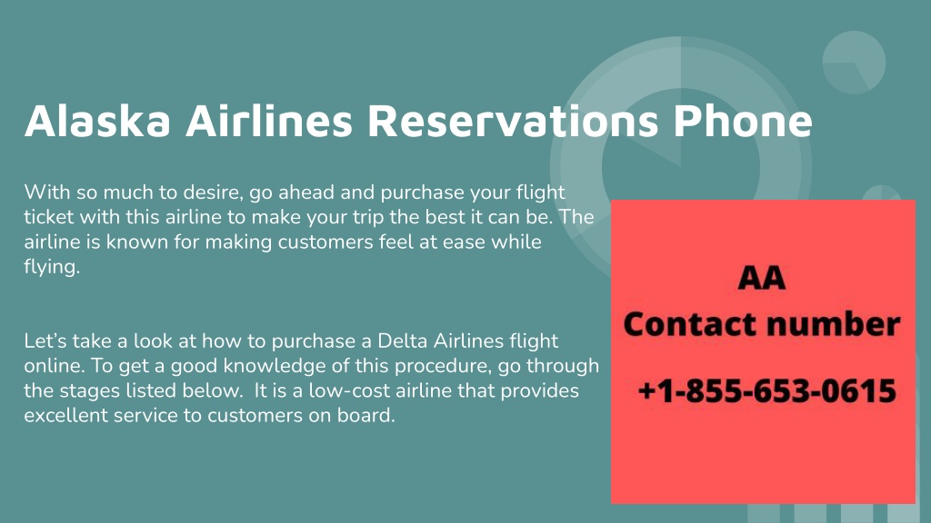 PPT Alaska Airlines Reservations phone Number 18556530615