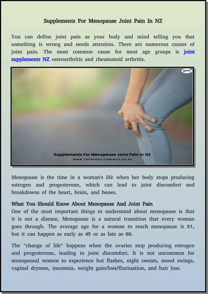 ppt-supplements-for-menopause-joint-pain-in-nz-powerpoint